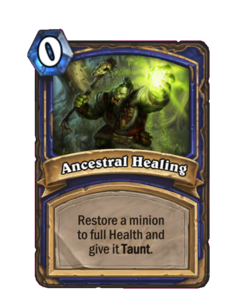 Карта Hearthstone «Исцеление предков»