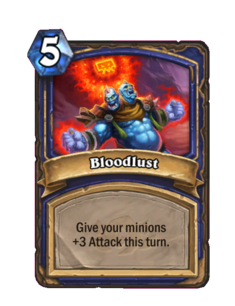 Карта Hearthstone «Жажда крови»