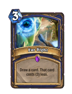Карта Hearthstone «Дальнее зрение»