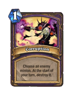 Карта Hearthstone «Порча»