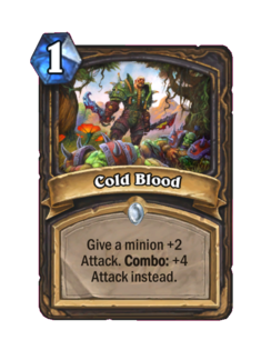 Карта Hearthstone «Хладнокровие»