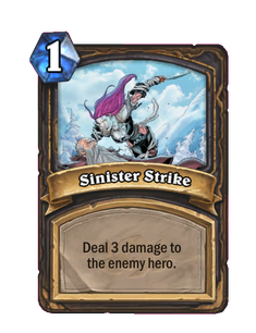 Карта Hearthstone «Коварный удар»