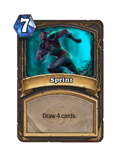Карта Hearthstone «Спринт»