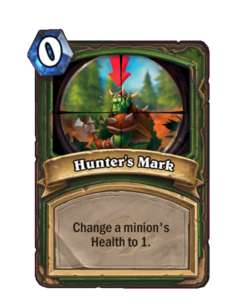 Карта Hearthstone «Метка охотника»