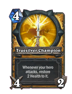 Карта Hearthstone «Серебряный клинок»