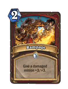 Карта Hearthstone «Буйство»