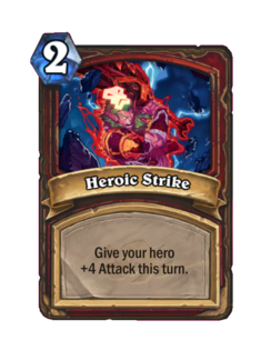 Карта Hearthstone «Удар героя»