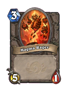 Карта Hearthstone «Магмовый яростень»