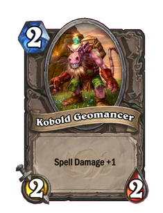 Карта Hearthstone «Кобольд-геомант»
