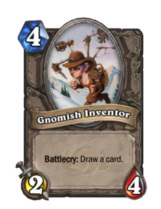 Карта Hearthstone «Гном-изобретатель»