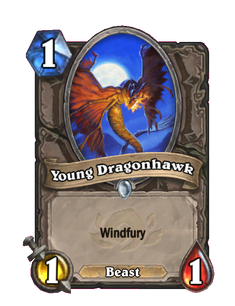 Карта Hearthstone «Молодой дракондор»