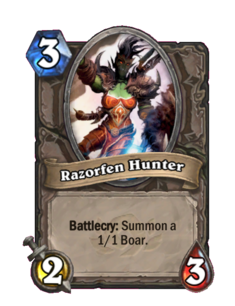 Карта Hearthstone «Охотница на Иглошкурых»