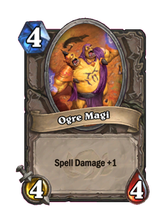 Карта Hearthstone «Огр-маг»