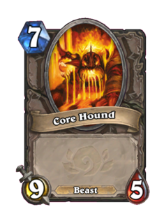 Карта Hearthstone «Гончая Недр»