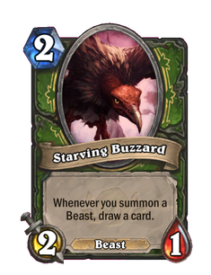 Карта Hearthstone «Голодный канюк»