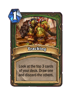 Карта Hearthstone «Выслеживание»