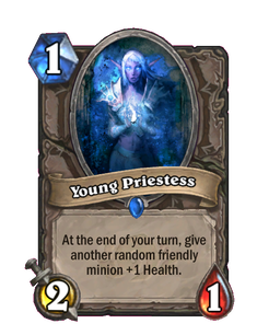Карта Hearthstone «Молодая жрица»
