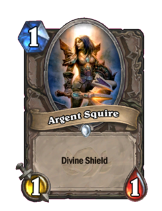 Карта Hearthstone «Сквайр Авангарда»