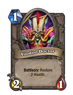 Карта Hearthstone «Знахарь вуду»
