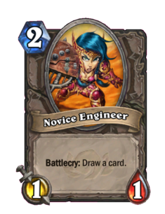 Карта Hearthstone «Инженер-новичок»