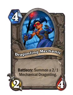 Карта Hearthstone «Дракономеханик»