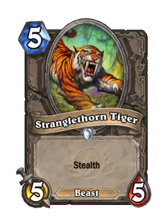 Карта Hearthstone «Тигр Тернистой долины»