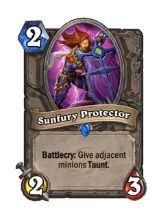 Карта Hearthstone «Заступница син'дорай»
