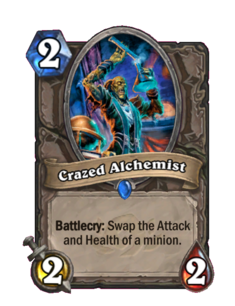 Карта Hearthstone «Безумный алхимик»