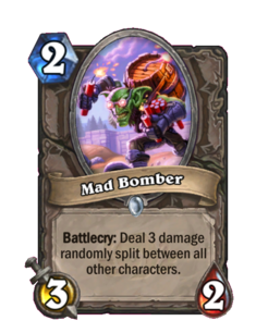 Карта Hearthstone «Чокнутый подрывник»