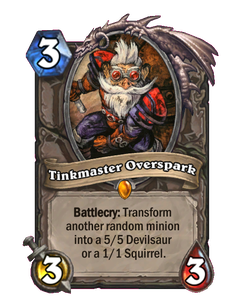 Карта Hearthstone «Мехмастер Замыкалец»