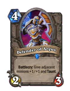 Карта Hearthstone «Защитник Аргуса»