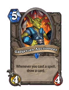 Карта Hearthstone «Гоблин-аукционист»