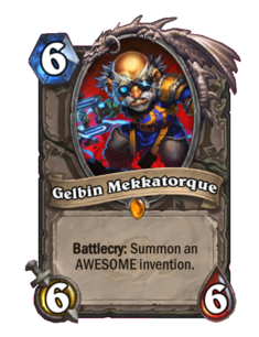 Карта Hearthstone «Гелбин Меггакрут»