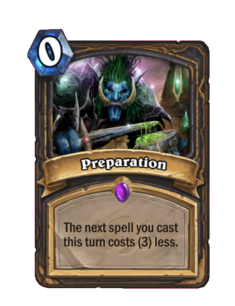 Карта Hearthstone «Подготовка»