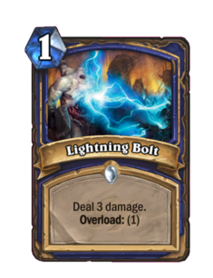 Карта Hearthstone «Молния»