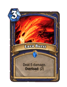 Карта Hearthstone «Выброс лавы»