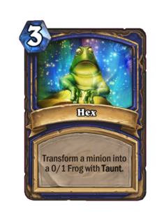 Карта Hearthstone «Сглаз»
