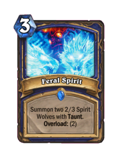 Карта Hearthstone «Дух дикого волка»