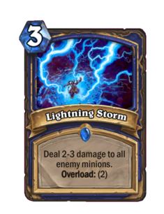 Карта Hearthstone «Гроза»