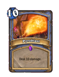 Карта Hearthstone «Огненная глыба»