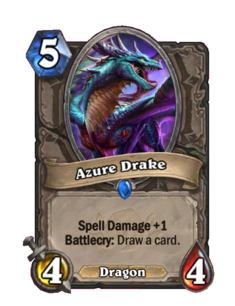 Карта Hearthstone «Лазурный дракон»