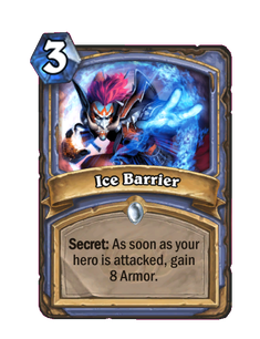 Карта Hearthstone «Ледяная преграда»