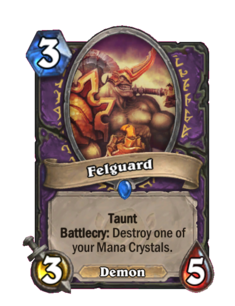 Карта Hearthstone «Страж Скверны»