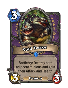 Карта Hearthstone «Ужасень Бездны»