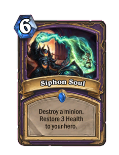 Карта Hearthstone «Вытягивание души»