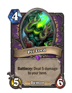 Карта Hearthstone «Владыка преисподней»