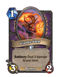 Карта Hearthstone «Огненный бес»