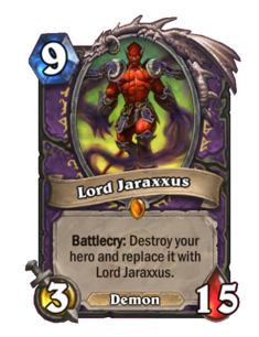 Карта Hearthstone «Лорд Джараксус»