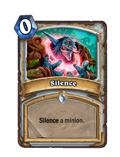 Карта Hearthstone «Немота»