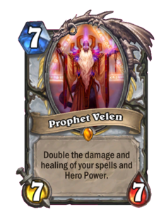 Карта Hearthstone «Пророк Велен»